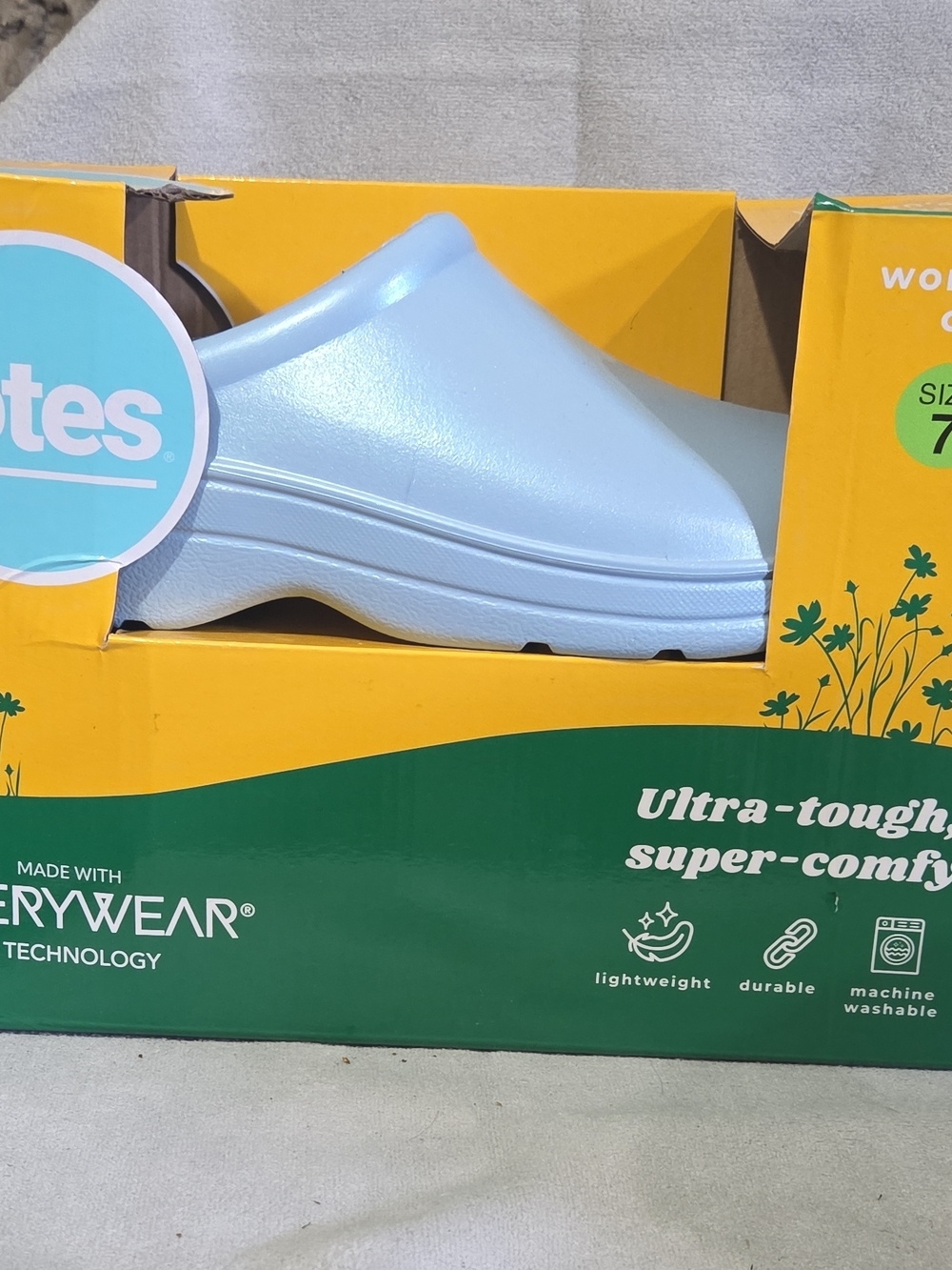 Light Blue Slip-On Clog - Women's Casual Comfort